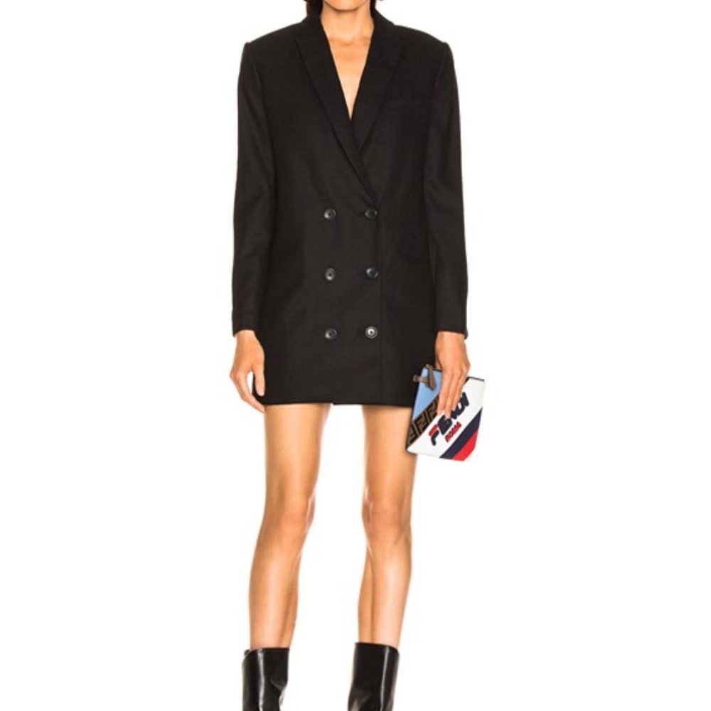 NWT Equipment Norden Wool Double Breasted Mini Dress